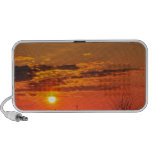 Beautiful sunset laptop speaker