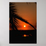 Beautiful Sunset: Mission Bay, San Diego, Californ Poster