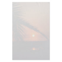 Beautiful Sunset: Mission Bay, San Diego, Californ Personalized Stationery
