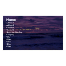 Beautiful Sunset: Mission Beach, California Business Card Templates
