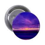 Beautiful Sunset: Mission Beach, California Pinback Button