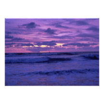 Beautiful Sunset: Mission Beach, California Personalized Invitation