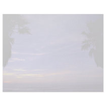 Beautiful Sunset: Mission Beach, California Custom Letterhead