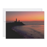 Beautiful Sunset: Montauk Point Light House, Long Invitations
