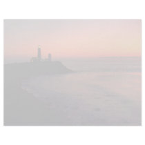 Beautiful Sunset: Montauk Point Light House, Long Custom Letterhead