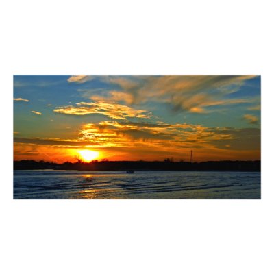 Beautiful Sunset Photo Cards by creative_eye