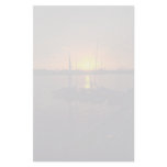 Beautiful Sunset: Santa Clara Point, Mission Bay, Customized Stationery
