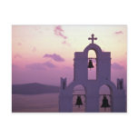 Beautiful Sunset: Santorini Fira at sunset, Greece Post Card