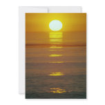 Beautiful Sunset: Solana Beach California Personalized Invitation
