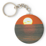 Beautiful Sunset: South Pacific, Tahiti Keychains