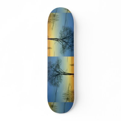 Beautiful Sunset: Sunset, Mooneys Bay, Ottawa, Can Skateboard Deck by inspirelove
