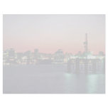 Beautiful Sunset: Sunset off newly built oil rig, Personalized Letterhead