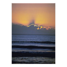 Beautiful Sunset: Virginia Beach, Virginia Personalized Announcements