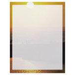 Beautiful Sunset: Waimea Bay, North Shore, Oahu, H Personalized Letterhead