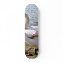 Beautiful Swan Bird skateboards