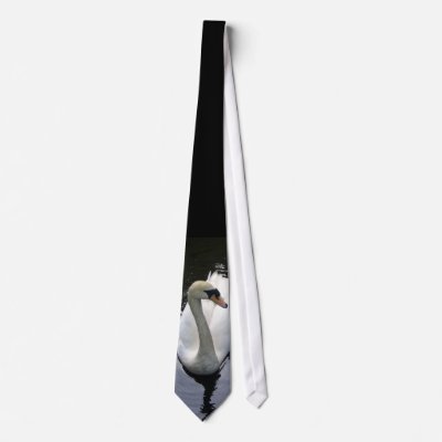 Beautiful Swan Tie by mmersdesign