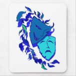 Beautiful Theatre Masks Mousepads