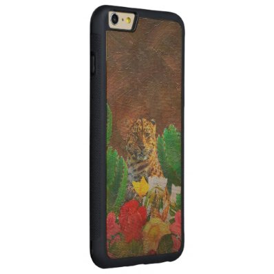 Beautiful Tiger Cactus Flowers Carved® Maple iPhone 6 Plus Bumper Case