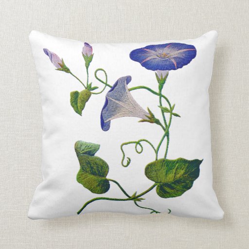 Beautiful Traditional Jacobean Crewel Embroidery Pillow Zazzle