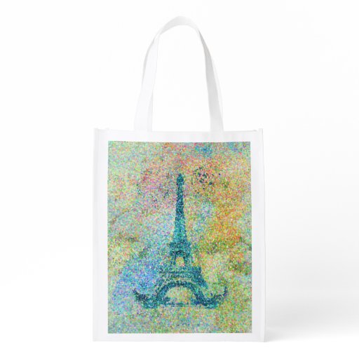 beautiful_trendy_girly_vintage_eiffel_tower_zazzlereusablebag ...