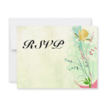 beautiful tropical exotic lily on washed  wedding custom invite