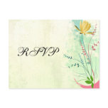 beautiful tropical exotic lily on washed  wedding post card