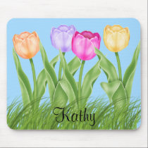 Beautiful Tulip Flowers mousepads