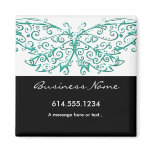 Beautiful Turquoise Butterfly Magnet