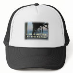 Beautiful "Under the Pier" Beach Scene Mesh Hat
