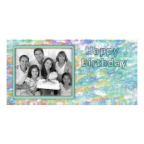 Beautiful, unique design personalized photo card