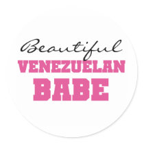 Beautiful Venezuelan Babe stickers by world_wide Beautiful Venezuelan Babe stickers