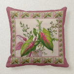 Beautiful Victorian Floral Art Pillow