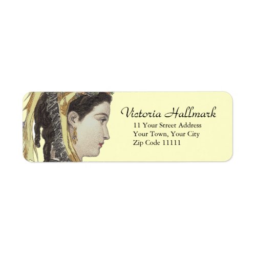 Beautiful Victorian Lady – Fashion Illustration Label Collection – Today’s Best 9/12/2010