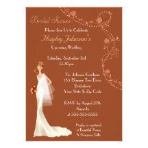 Beautiful Vintage Bridal Shower Invites