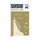 Beautiful Vintage Bridal Shower Stamp