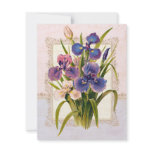 Beautiful Vintage Japanese Irises Invitations