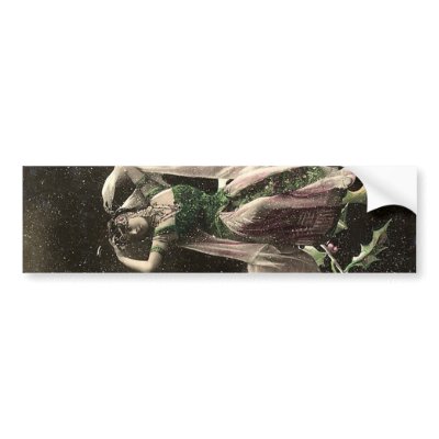 Beautiful Vintage Moon Bather Bumper Stickers by ArtisticFootprints