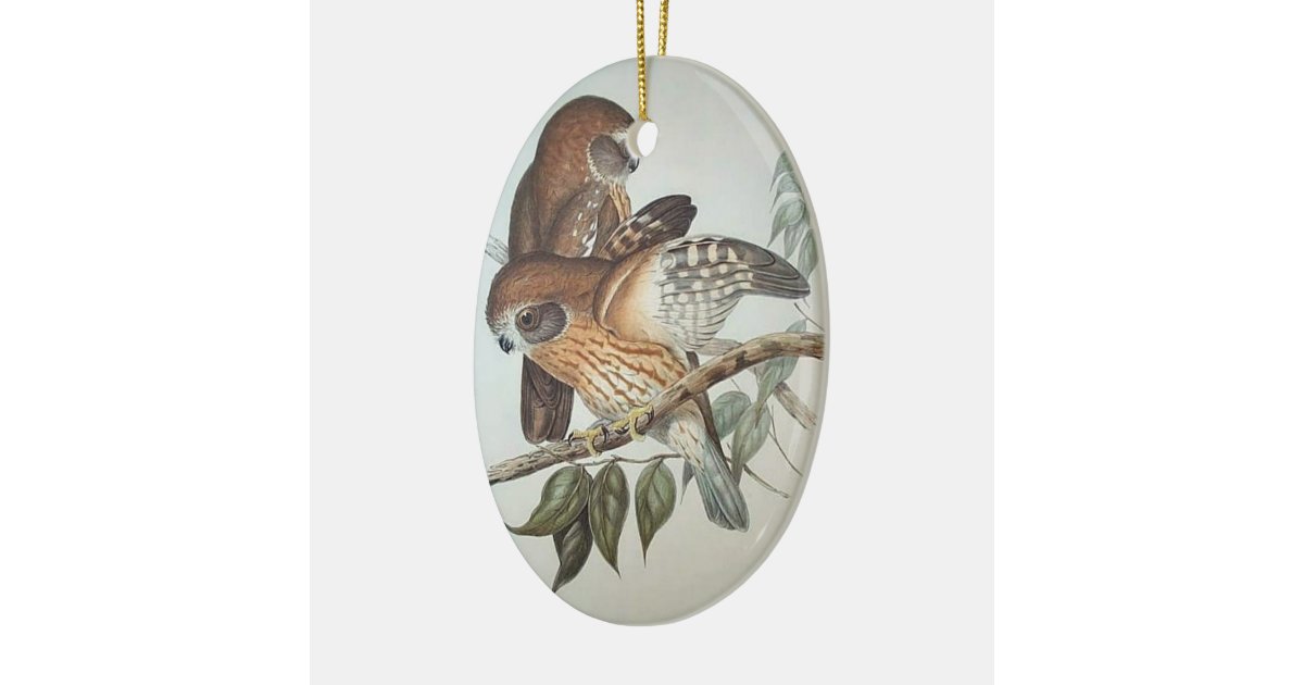 Beautiful Vintage Owl Ornament Zazzle