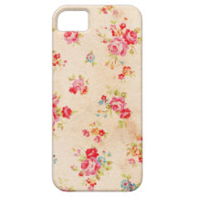 Beautiful vintage roses and other flowers iPhone 5 cases