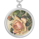 Beautiful Vintage Roses Necklace