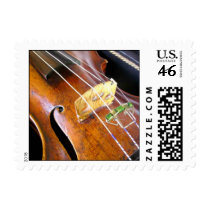 Beautiful Violin Postage Stamp
