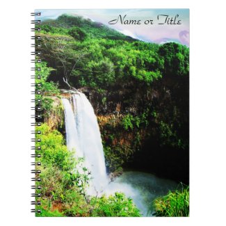 Beautiful Waterfall Scene Personal Notebook