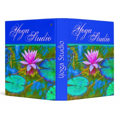 Beautiful Waterlily Lotus for Yoga, Spa Binders by Veduta