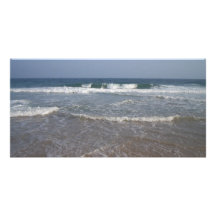 Beautiful waves picture card