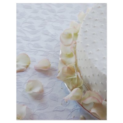 Beautiful wedding cake personalized flyer by luissantos84