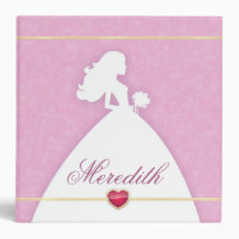 Beautiful Wedding Planner Binder in Pink