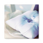 Beautiful Wedding Ring Pillow Fridge Magnet