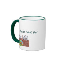 Beautiful Westie Puppies & Scenic Ireland Pasture Mugs