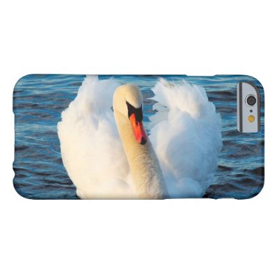 Beautiful White Swan in lake Barely There iPhone 6 Case
