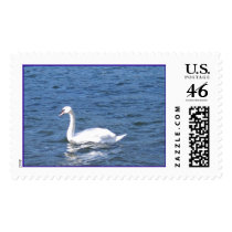 Beautiful White Swan postage by mammommy Beautiful White Swan postage